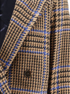 Closed Women's Double Breasted Prince of Wales Coat Beige