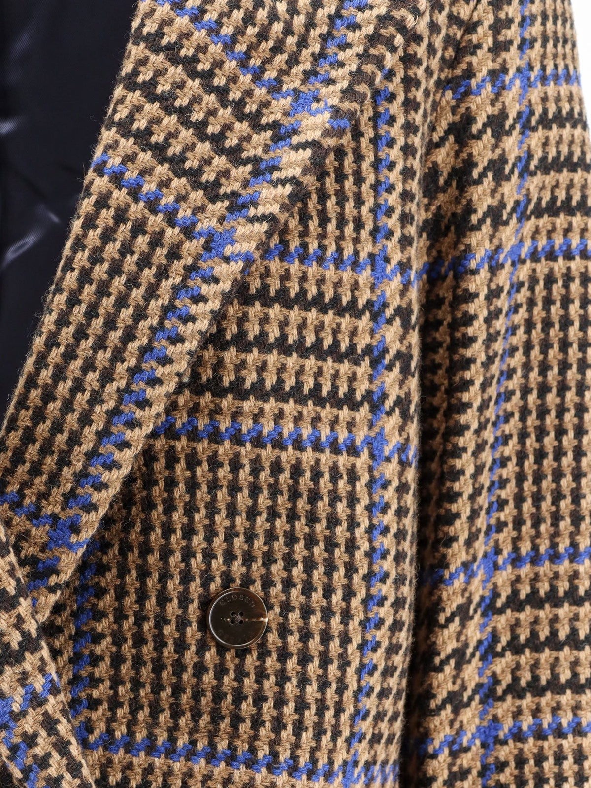 Closed Women's Double Breasted Prince of Wales Coat Beige