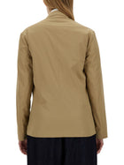 Dries Van Noten Women's Double Breasted Shirt Beige, view 3