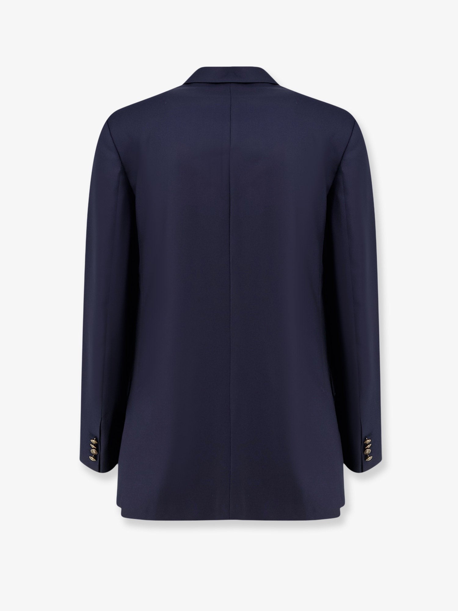 Dior Men's Double Breasted Virgin Wool Blazer Blue
