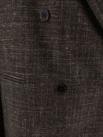 Alysi Women's Double Breasted Wool and Linen Blend Blazer SIGARO