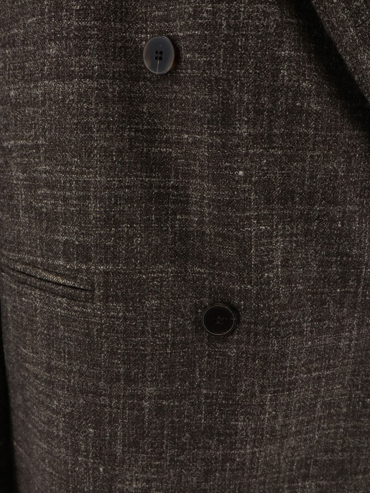 Alysi Women's Double Breasted Wool and Linen Blend Blazer SIGARO, view 3