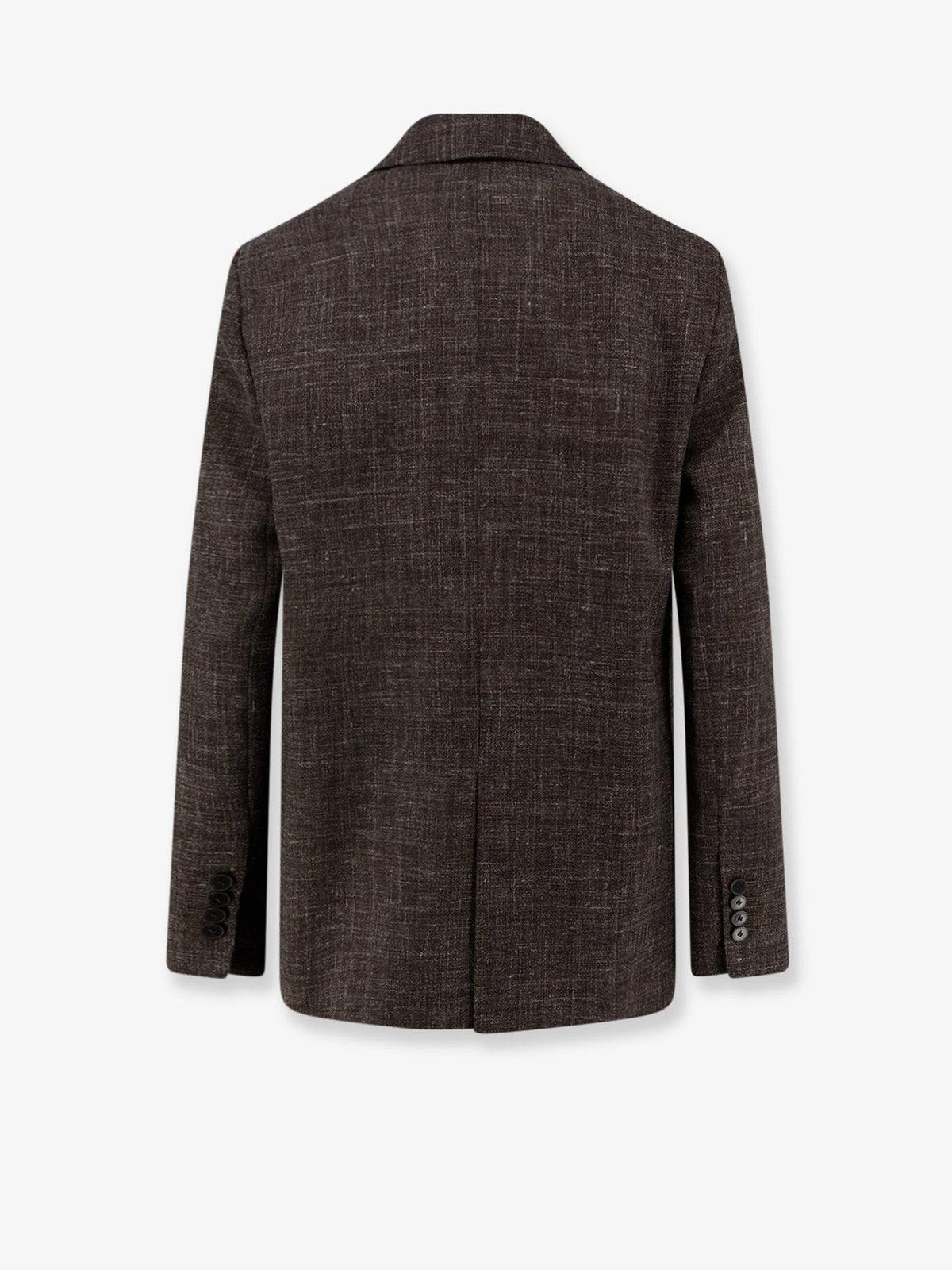 Alysi Women's Double Breasted Wool and Linen Blend Blazer SIGARO, view 2
