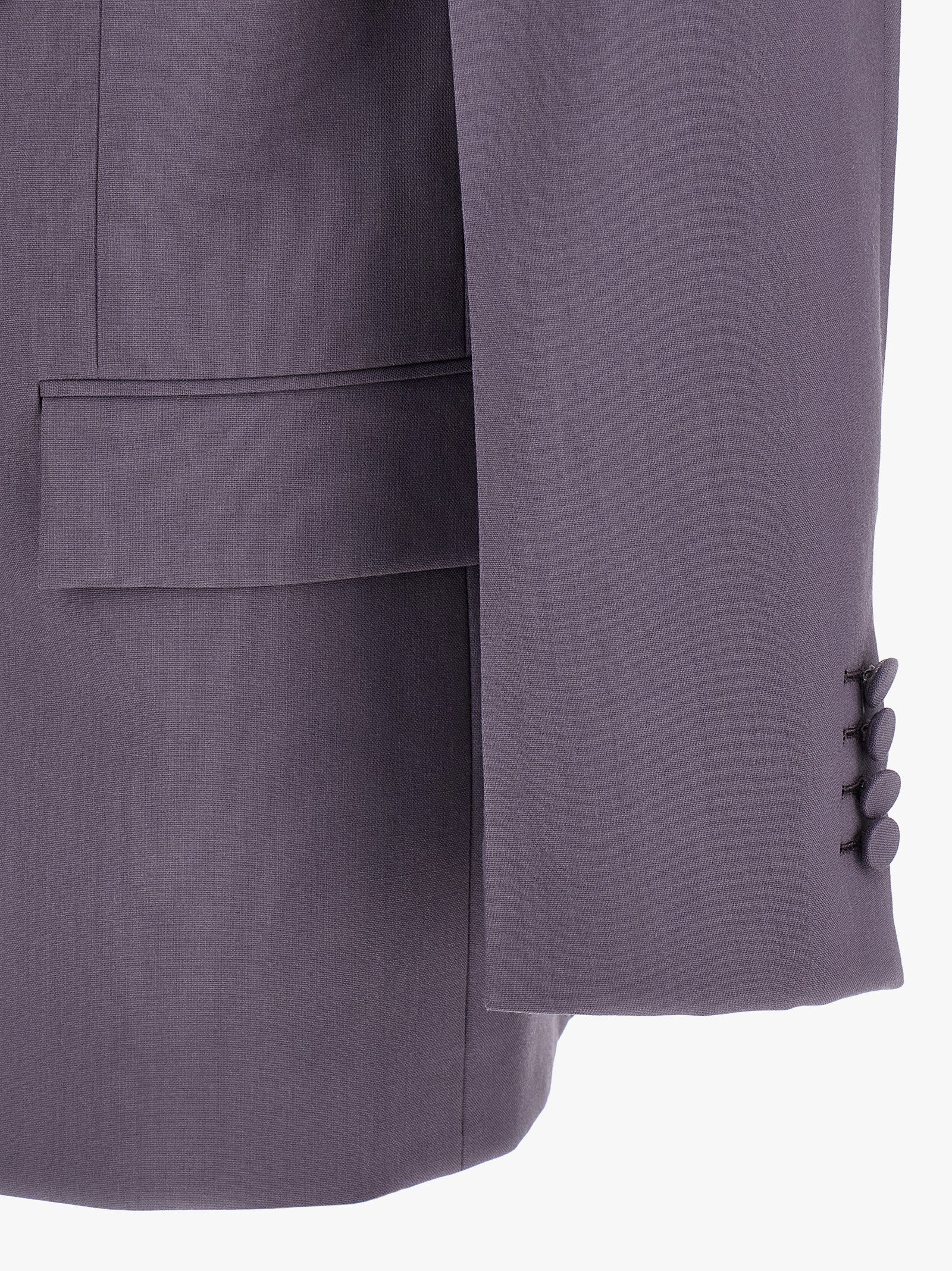 Gucci Double Breasted Wool Blazer Purple