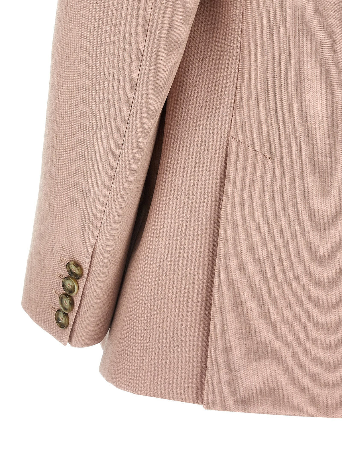 Stella McCartney Double Breasted Wool Blazer Blue, view 4