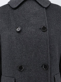 ASPESI Women's Double Breasted Wool Coat Grey