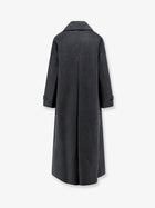 ASPESI Women's Double Breasted Wool Coat Grey