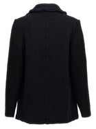 Comme Des Garcons Shirt Double Breasted Wool Coat Blue, view 2