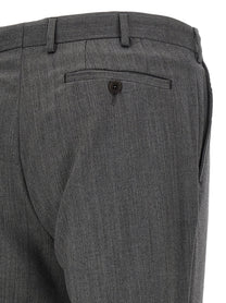 Pal Zileri Double Breasted Wool Dress Grey