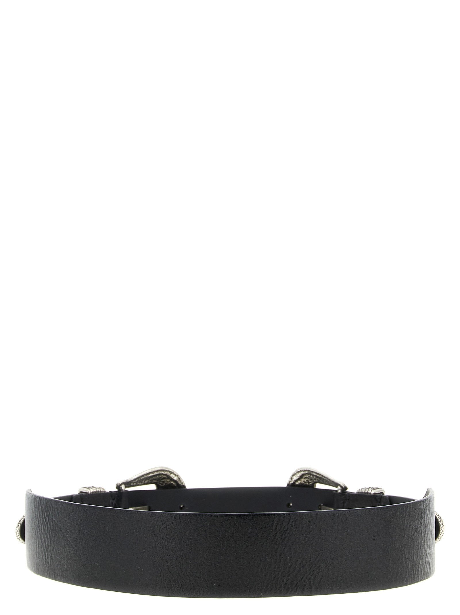 Golden Goose Double Buckle Belt Black
