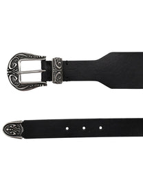 Golden Goose Women's Double Buckle Belt Black