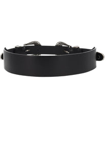 Golden Goose Women's Double Buckle Belt Black
