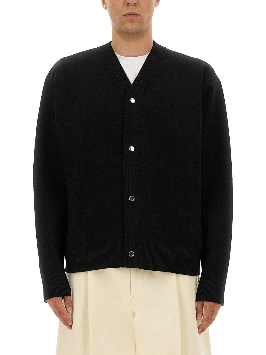 JACQUEMUS Men's Double Cardigan Black JACQUEMUS