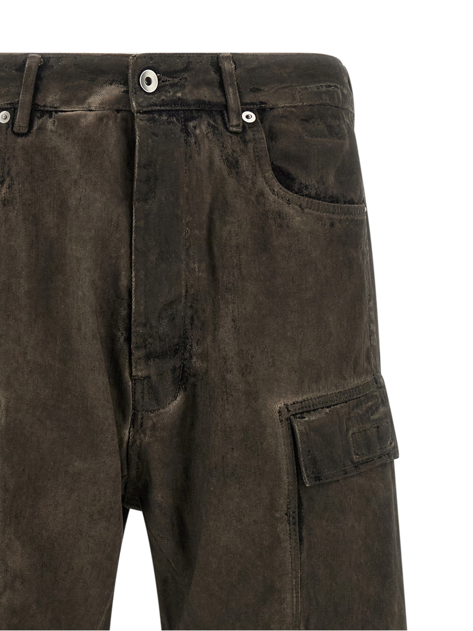 DRKSHDW Double Cargo Jeans Pants Grey