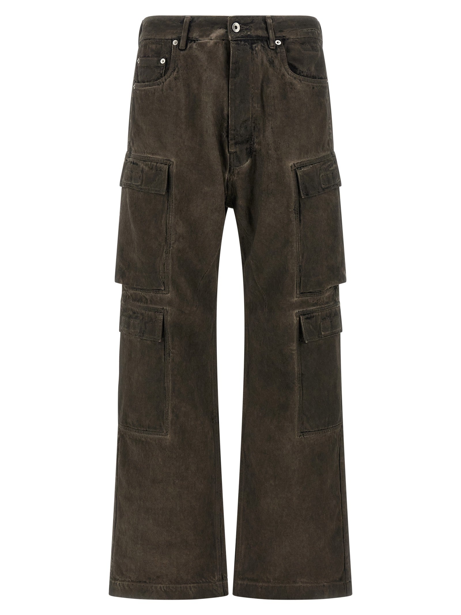 DRKSHDW Double Cargo Jeans Pants Grey