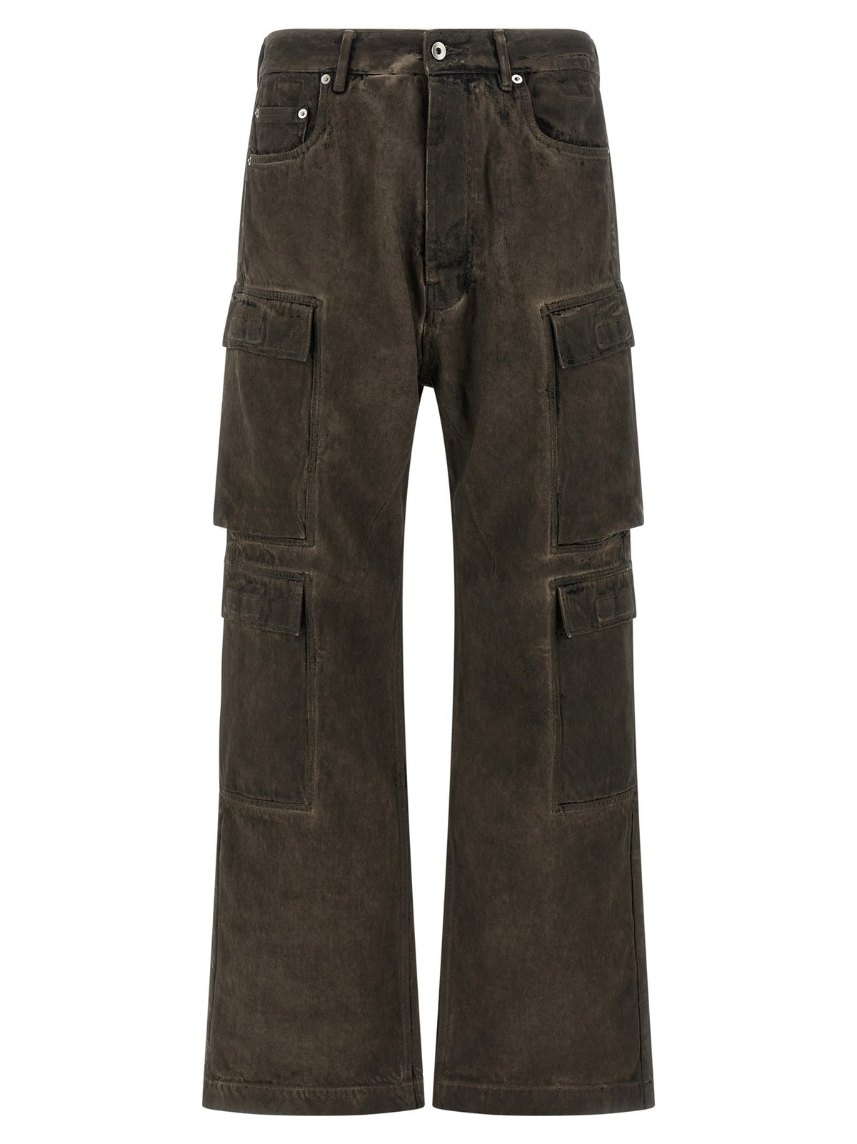 DRKSHDW Double Cargo Jeans Pants Grey