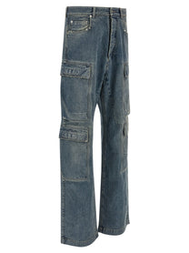 DRKSHDW Double Cargo Jeans Blue