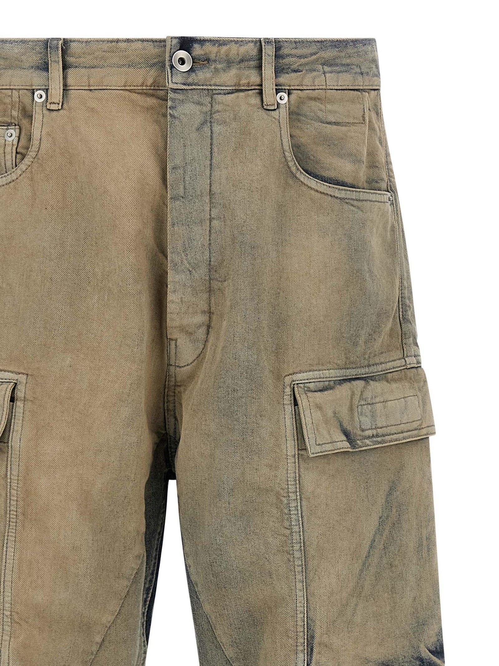 DRKSHDW Double Cargo Jeans Beige