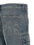 DRKSHDW Double Cargo Jeans Blue, view 5