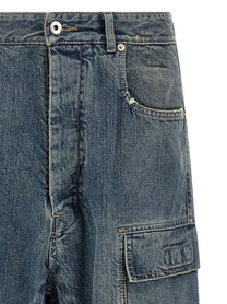 DRKSHDW Double Cargo Jeans Blue
