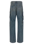 DRKSHDW Double Cargo Jeans Blue, view 2
