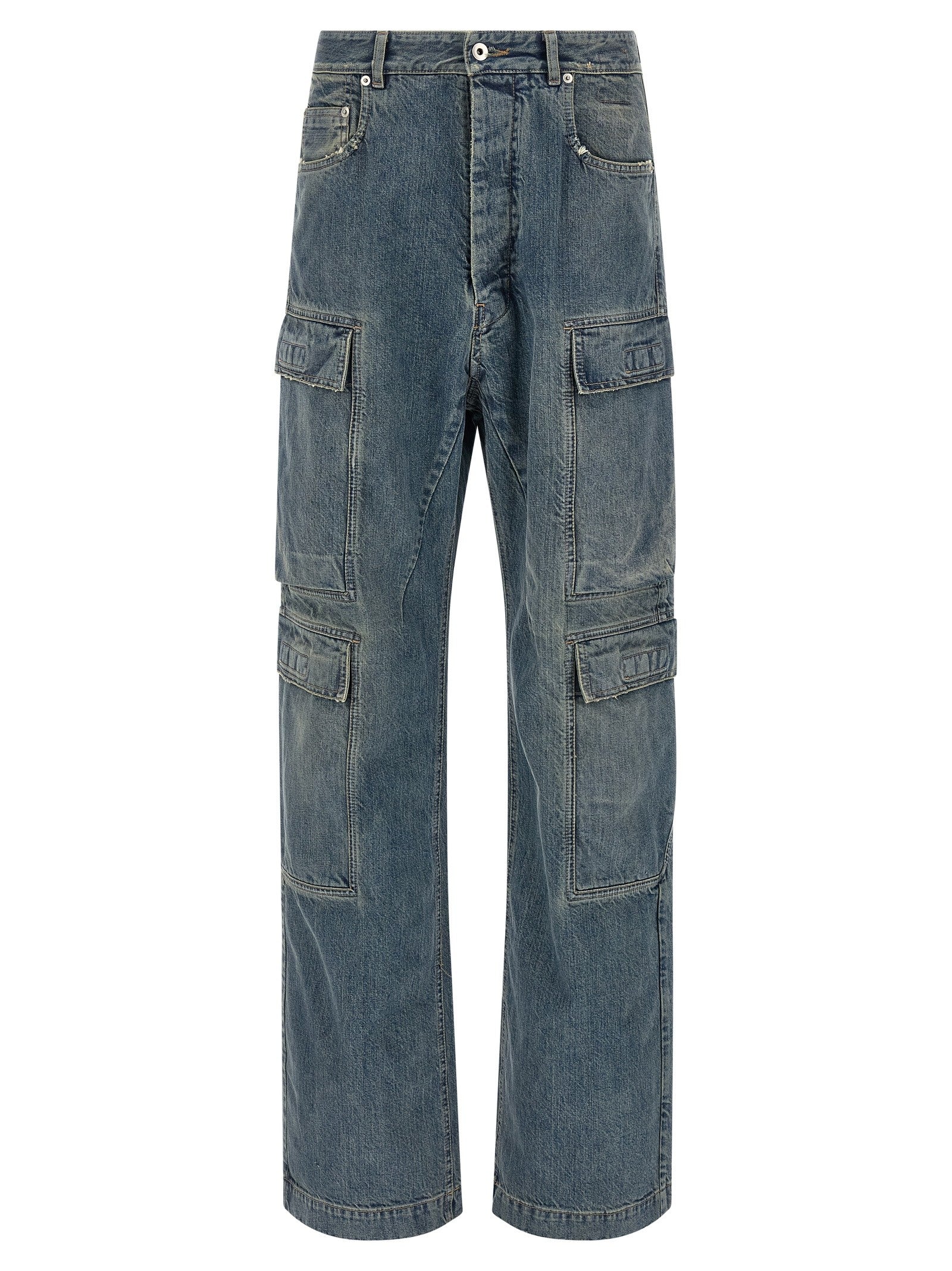 DRKSHDW Double Cargo Jeans Blue