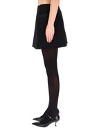 Dolce &amp; Gabbana Women's Double Crepe Basque Skirt Black, view 3