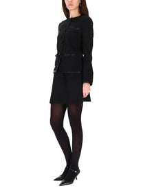 Dolce &amp; Gabbana Women's Double Crepe Basque Skirt Black, view 2