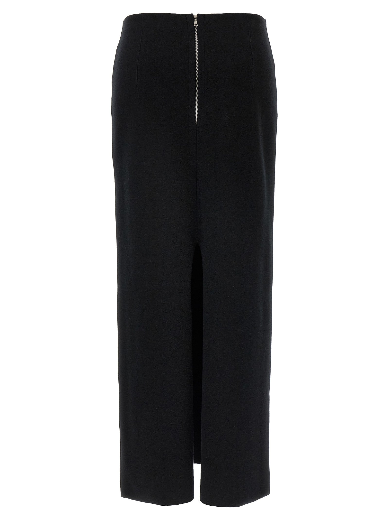 Auralee Double Face Knit Skirt Black