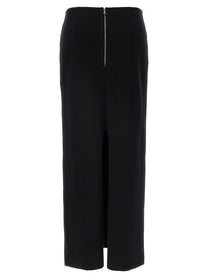 Auralee Double Face Knit Skirt Black