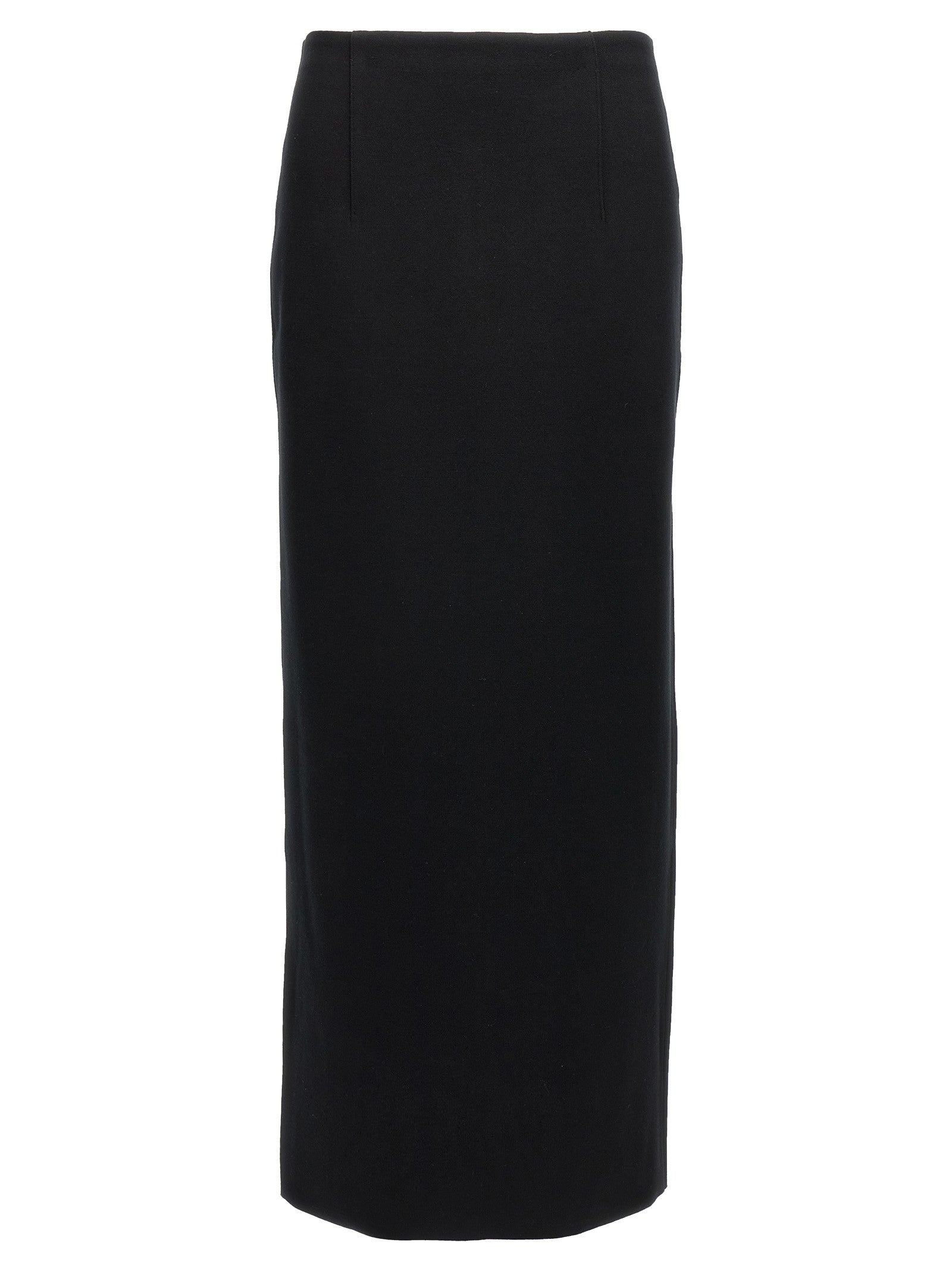 Auralee Double Face Knit Skirt Black