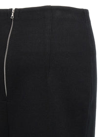Auralee Double Face Knit Skirt Black