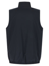 Kiton Double Face Nylon Vest Blue