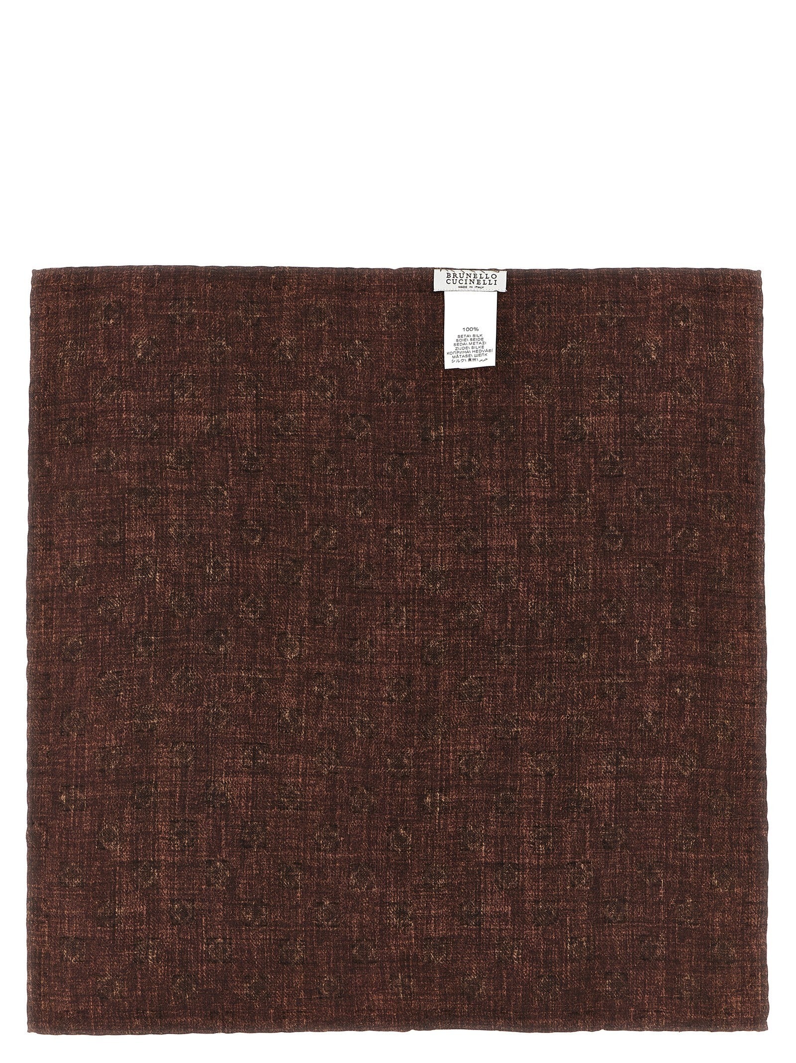 Brunello Cucinelli Double Face Pocket Clutch Gold