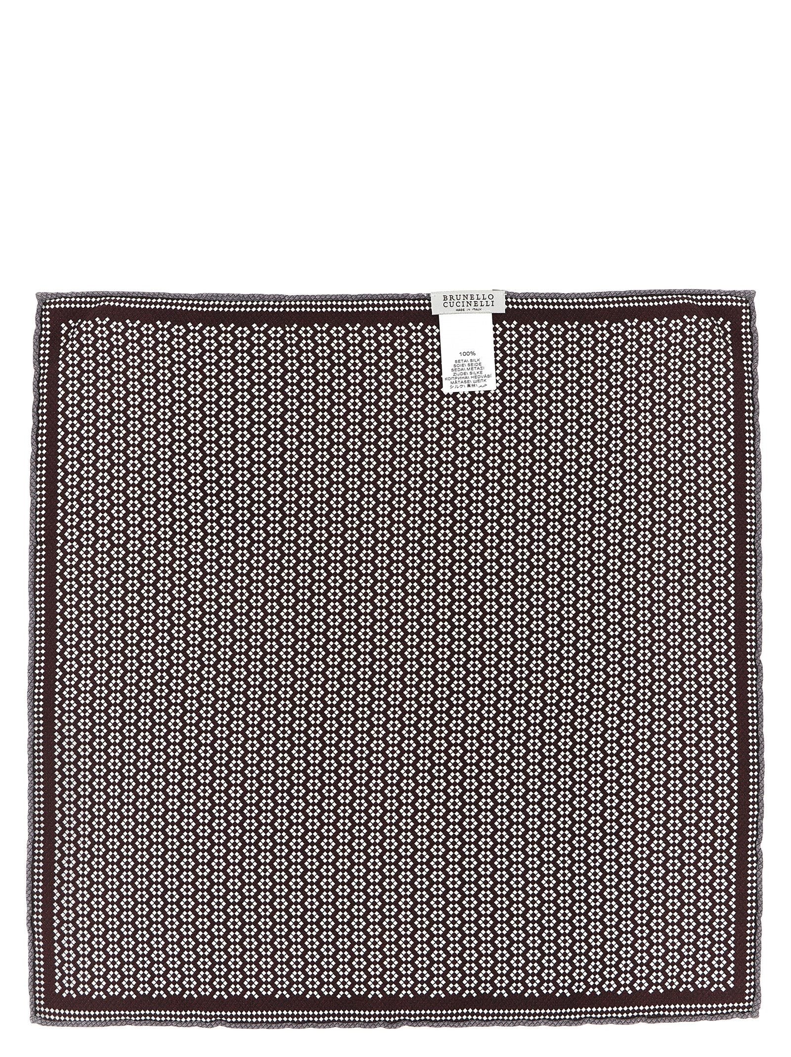 Brunello Cucinelli Double Face Pocket Clutch Gold