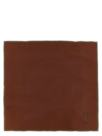 Brunello Cucinelli Double Face Pocket Clutch Brown