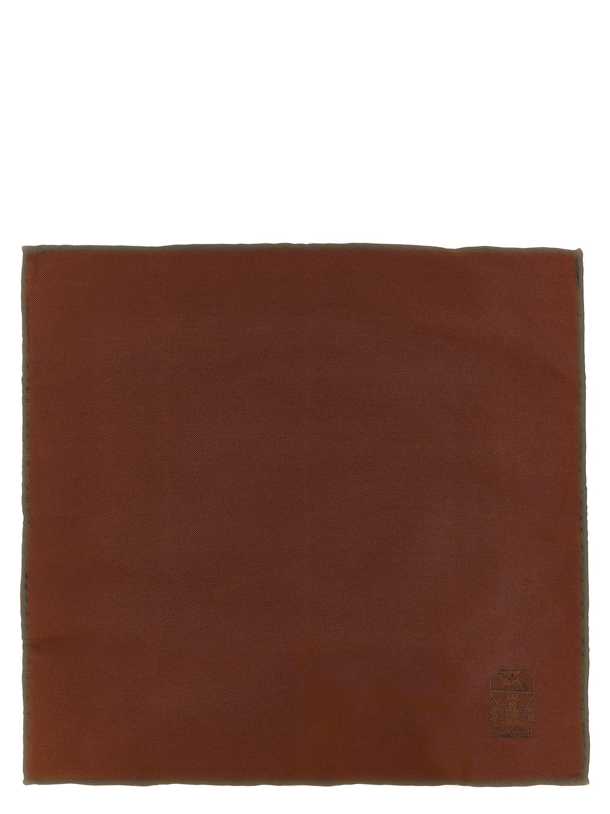 Brunello Cucinelli Double Face Pocket Clutch Brown
