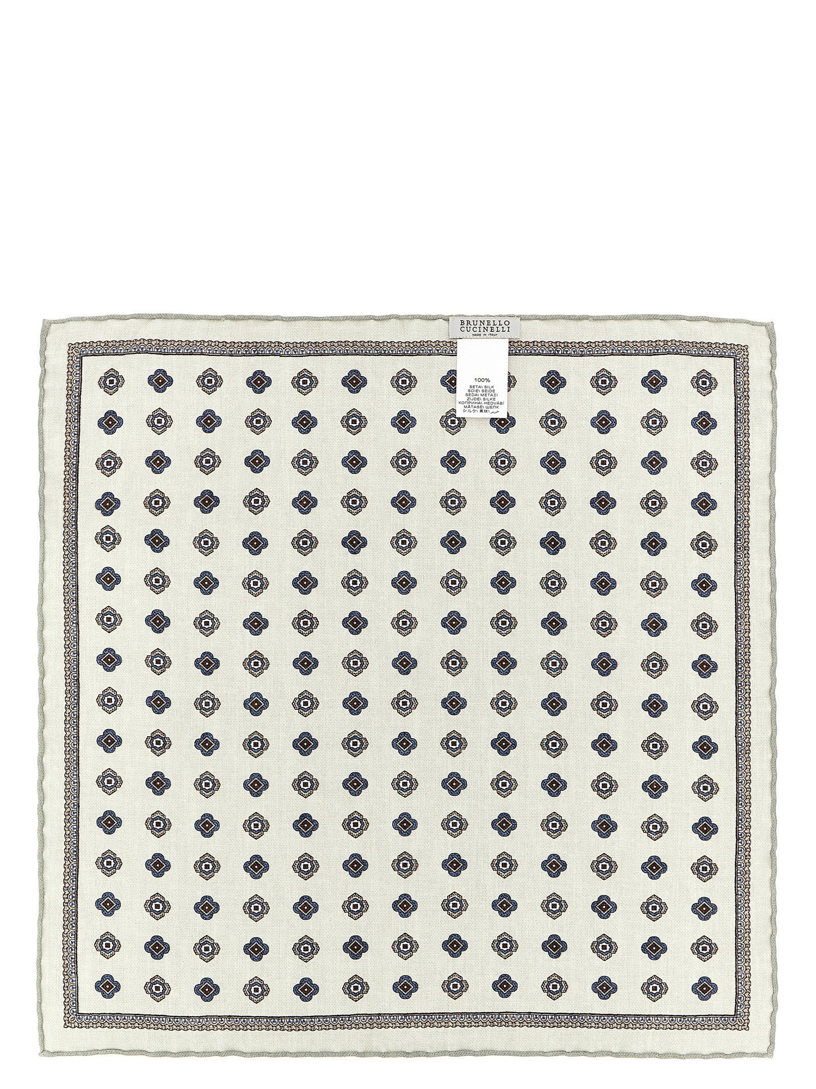 Brunello Cucinelli Double Face Pocket Clutch Gold