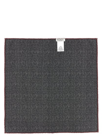 Brunello Cucinelli Double Face Pocket Clutch Grey