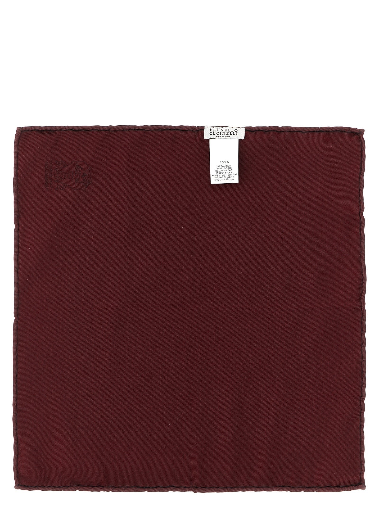 Brunello Cucinelli Double Face Pocket Clutch Red