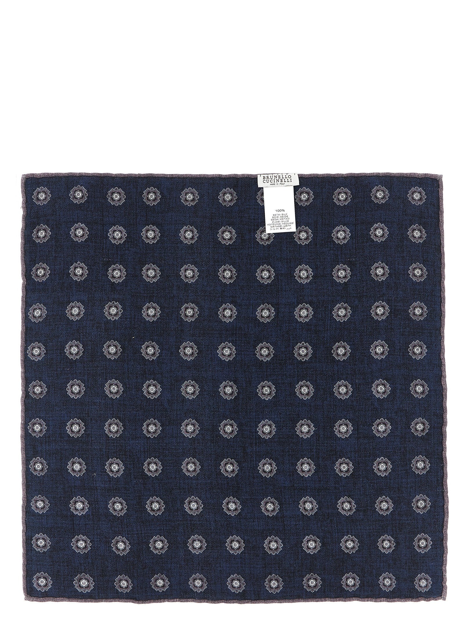 Brunello Cucinelli Double Face Pocket Clutch Gold