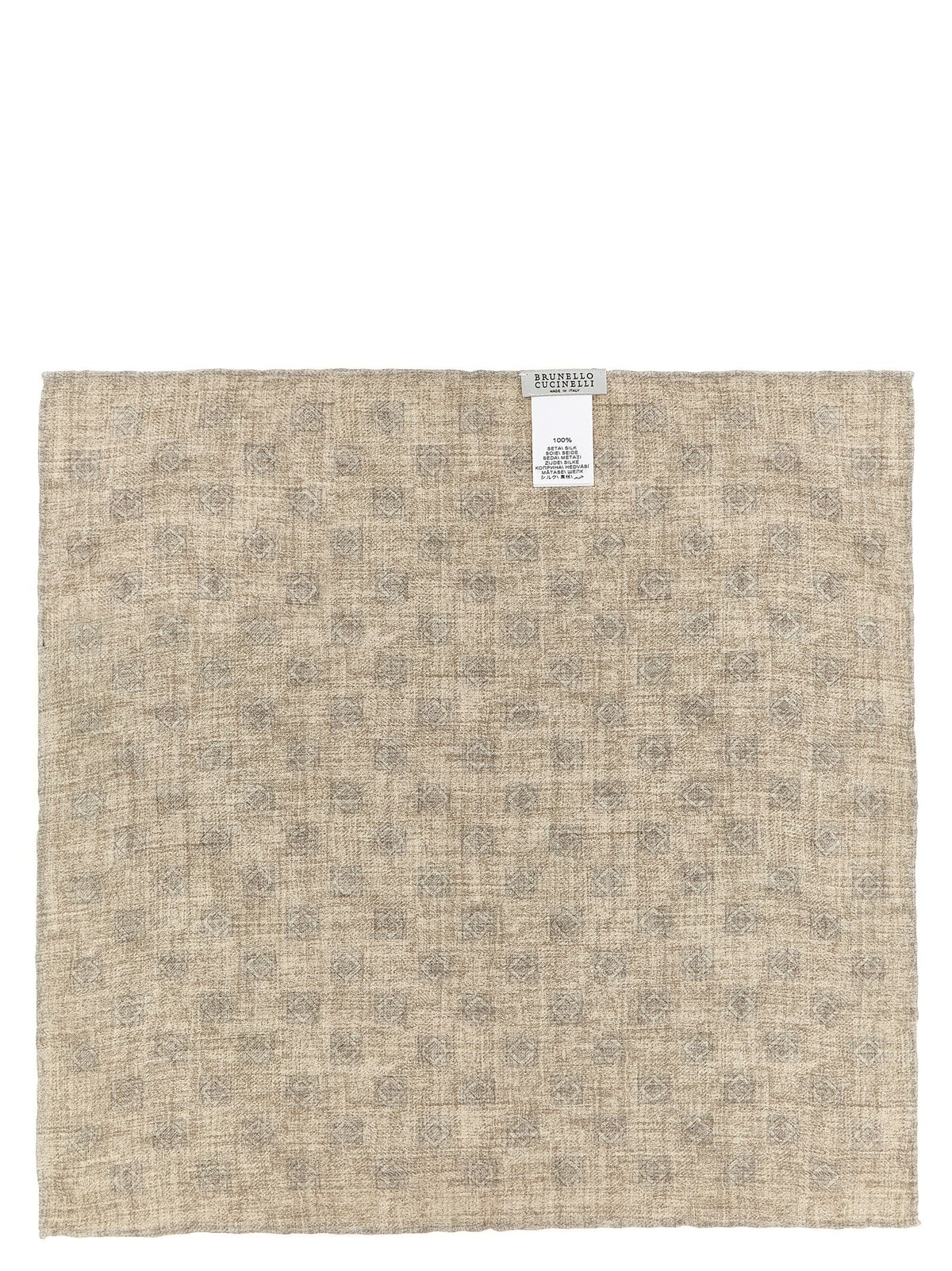 Brunello Cucinelli Double Face Pocket Clutch Gold