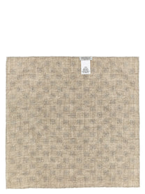 Brunello Cucinelli Double Face Pocket Clutch Gold