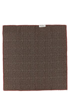 Brunello Cucinelli Double Face Pocket Clutch Brown, view 2
