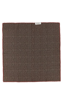 Brunello Cucinelli Double Face Pocket Clutch Brown, view 2
