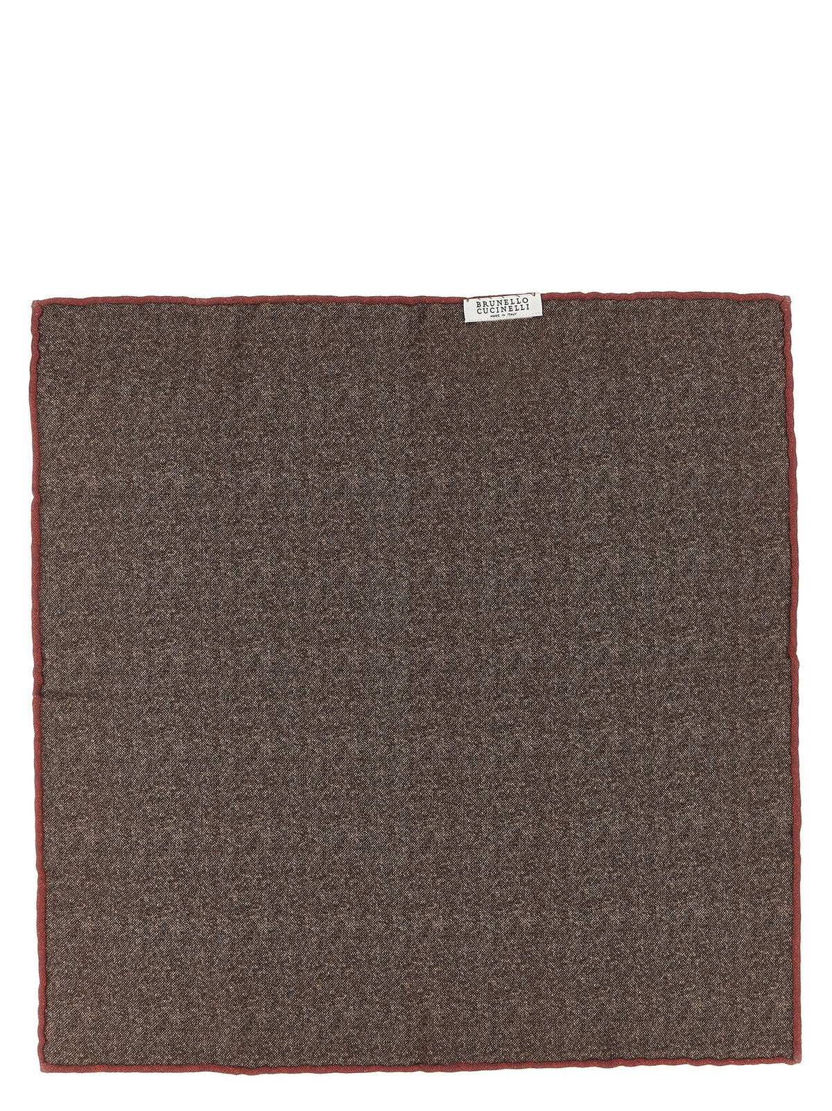 Brunello Cucinelli Double Face Pocket Clutch Brown, view 2