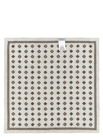 Brunello Cucinelli Double Face Pocket Clutch Gold