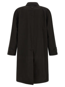 PRADA Double Face Raglan Coat Black