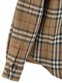 Burberry Double Face Shirt Brown