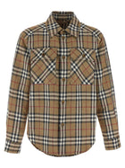 Burberry Double Face Shirt Brown